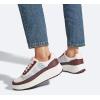 imageLUCKY STEP Womens Platform Sneakers Rhinestone Fashion Chunky Casual Sparkly Retro Braided Walking ShoesWinePink Knit