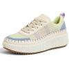 Beige/Blue Multi Knit