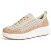 Beige/Brown Mesh