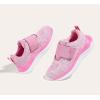 imageLUCKY STEP Boys Girls Sneakers Kids Shoes Unisex Walking Running School Athletic Hook and Loops Strap Breathable Tennis Shoes for ToddlerLittle KidBig KidFushia