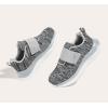 imageLUCKY STEP Boys Girls Sneakers Kids Shoes Unisex Walking Running School Athletic Hook and Loops Strap Breathable Tennis Shoes for ToddlerLittle KidBig KidGrey