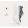 imageLUCKY STEP Boys Girls Sneakers Kids Shoes Unisex Walking Running School Athletic Hook and Loops Strap Breathable Tennis Shoes for ToddlerLittle KidBig KidGrey