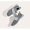 imageLUCKY STEP Boys Girls Sneakers Kids Shoes Unisex Walking Running School Athletic Hook and Loops Strap Breathable Tennis Shoes for ToddlerLittle KidBig KidGrey