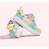 imageLUCKY STEP Girls Glitter Sneakers Slip On Hook and Loops Athletic Sparkly Beads Casual Tennis School Party Cute Running Shoes for ChildrenGirlsKidsGreenYellow