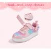 imageLUCKY STEP Girls Glitter Sneakers Slip On Hook and Loops Athletic Sparkly Beads Casual Tennis School Party Cute Running Shoes for ChildrenGirlsKidsPinkRainbow