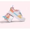 imageLUCKY STEP Girls Glitter Sneakers Slip On Hook and Loops Athletic Sparkly Beads Casual Tennis School Party Cute Running Shoes for ChildrenGirlsKidsWhiteYellow