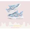 imageLUCKY STEP Girls Kids Butterfly Running Sneaker Tennis Sparkle Mesh Athletic School Gym Laceup Walking Shoes for ToddlerLittle KidBig KidLight Blue