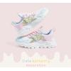 imageLUCKY STEP Girls Kids Butterfly Running Sneaker Tennis Sparkle Mesh Athletic School Gym Laceup Walking Shoes for ToddlerLittle KidBig KidYellowPink