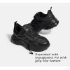 imageLUCKY STEP Kids Shoes Boys Girls UnisexChild Running Tennis Shoes School Students Spring and Autumn Hook and Loops Strap Casual Shoes for ToddlerLittle KidBig KidAll Black