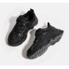 imageLUCKY STEP Kids Shoes Boys Girls UnisexChild Running Tennis Shoes School Students Spring and Autumn Hook and Loops Strap Casual Shoes for ToddlerLittle KidBig KidAll Black