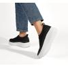 imageLUCKY STEP Platform Sneakers for Women Slip on Knit Chunky Fashion Casual Retro Braided Tennis Lightweight Walking ShoesBlack