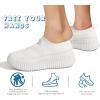 imageLUCKY STEP Platform Sneakers for Women Slip on Knit Chunky Fashion Casual Retro Braided Tennis Lightweight Walking ShoesWhite