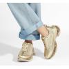 imageLUCKY STEP Womens Air Cushion Rhinestone Fashion Sneakers Chunky Rave Sparkly Casual Comfortable Walking ShoesGold