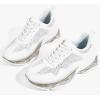 imageLUCKY STEP Womens Air Cushion Rhinestone Fashion Sneakers Chunky Rave Sparkly Casual Comfortable Walking ShoesWhite