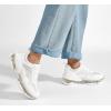 imageLUCKY STEP Womens Air Cushion Rhinestone Fashion Sneakers Chunky Rave Sparkly Casual Comfortable Walking ShoesWhite