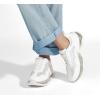 imageLUCKY STEP Womens Air Cushion Rhinestone Fashion Sneakers Chunky Rave Sparkly Casual Comfortable Walking ShoesWhite