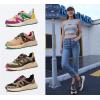 imageLUCKY STEP Womens Fashion Cusual Sneakers Platform Classic Leopard Walking Tennis Travel Shoes Chunky Colorful Lifestyle SneakersBlackBrown Leopard