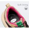 imageLUCKY STEP Womens Fashion Cusual Sneakers Platform Classic Leopard Walking Tennis Travel Shoes Chunky Colorful Lifestyle SneakersCamelBeige