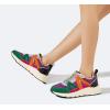 imageLUCKY STEP Womens Fashion Cusual Sneakers Platform Classic Leopard Walking Tennis Travel Shoes Chunky Colorful Lifestyle SneakersDk GreenPurple