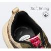 imageLUCKY STEP Womens Fashion Cusual Sneakers Platform Classic Leopard Walking Tennis Travel Shoes Chunky Colorful Lifestyle SneakersKhakiBeige