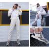 imageLUCKY STEP Womens Fashion Cusual Sneakers Platform Classic Leopard Walking Tennis Travel Shoes Chunky Colorful Lifestyle SneakersKhakiBeige Wool