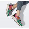 imageLUCKY STEP Womens Fashion Cusual Sneakers Platform Classic Leopard Walking Tennis Travel Shoes Chunky Colorful Lifestyle SneakersOrangeFuchsia