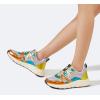 imageLUCKY STEP Womens Fashion Cusual Sneakers Platform Classic Leopard Walking Tennis Travel Shoes Chunky Colorful Lifestyle SneakersOrangePurple