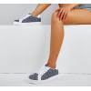 imageLUCKY STEP Womens Fashion Sneakers Classic Casual Tennis Lace up PU Leather Walking Shoes Comfortable Non Slip SneakersNavy