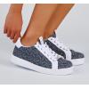 imageLUCKY STEP Womens Fashion Sneakers Classic Casual Tennis Lace up PU Leather Walking Shoes Comfortable Non Slip SneakersNavy