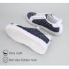 imageLUCKY STEP Womens Fashion Sneakers Classic Casual Tennis Lace up PU Leather Walking Shoes Comfortable Non Slip SneakersNavy