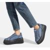 imageLUCKY STEP Womens Platform Fashion Sneakers Classic Wedge Canvas Casual Low Top Retro Walking ShoesDark Denim Blue
