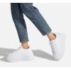 imageLUCKY STEP Womens Platform Fashion Sneakers Classic Wedge Canvas Casual Low Top Retro Walking ShoesWhite