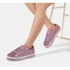 imageLUCKY STEP Womens Platform Glitter Sneakers  Sparkly Bling Shiny Dressy Bedazzled Wedding Bridal Fashion Walking ShoesAll Pink