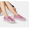 imageLUCKY STEP Womens Platform Glitter Sneakers  Sparkly Bling Shiny Dressy Bedazzled Wedding Bridal Fashion Walking ShoesHot PinkMulti