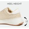imageLUCKY STEP Womens Star Platform Sneakers Fashion Chunky Retro Trendy Casual Tennis Running Trainning Walking ShoesBeige