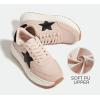 imageLUCKY STEP Womens Star Platform Sneakers Fashion Chunky Retro Trendy Casual Tennis Running Trainning Walking ShoesNude