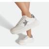 imageLUCKY STEP Womens Star Platform Sneakers Fashion Chunky Retro Trendy Casual Tennis Running Trainning Walking ShoesWhiteGrey