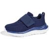 imageLUCKY STEP Boys Girls Sneakers Kids Shoes Unisex Walking Running School Athletic Hook and Loops Strap Breathable Tennis Shoes for ToddlerLittle KidBig KidNavy