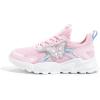 imageLUCKY STEP Girls Kids Butterfly Running Sneaker Tennis Sparkle Mesh Athletic School Gym Laceup Walking Shoes for ToddlerLittle KidBig KidPink