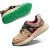 imageLUCKY STEP Womens Fashion Cusual Sneakers Platform Classic Leopard Walking Tennis Travel Shoes Chunky Colorful Lifestyle SneakersCamelBeige