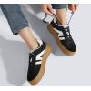 imageLUCKY STEP Womens Platform Gum Thick Sole Fashion Sneakers Classic Retro Rubber Low Top Casual Tennis Skate Walking ShoesBlackWhite