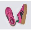 imageLUCKY STEP Womens Platform Gum Thick Sole Fashion Sneakers Classic Retro Rubber Low Top Casual Tennis Skate Walking ShoesFuchsiaBlack