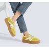 imageLUCKY STEP Womens Platform Gum Thick Sole Fashion Sneakers Classic Retro Rubber Low Top Casual Tennis Skate Walking ShoesYellow