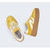 imageLUCKY STEP Womens Platform Gum Thick Sole Fashion Sneakers Classic Retro Rubber Low Top Casual Tennis Skate Walking ShoesYellow