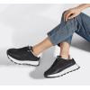imageLUCKY STEP Womens Platform Retro Sneakers Classic Trainers Casual Footwear Tennis Running Chunky Laceup Stylish Walking ShoesBlack
