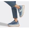 imageLUCKY STEP Womens Platform Retro Sneakers Classic Trainers Casual Footwear Tennis Running Chunky Laceup Stylish Walking ShoesDenim Blue