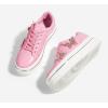 imageLUCKY STEP Womens Chunky Fashion Sneakers High Platform Rhinestone Butterfly Casual Faux Leather Durable Walking Tennis ShoesPink