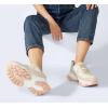 imageLUCKY STEP Womens Chunky Sneakers Fashion Platform Retro Tennis Casual Classic Cute Dad AntiSlip Stylish Walking Sport ShoesBeige
