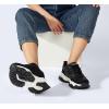 imageLUCKY STEP Womens Chunky Sneakers Fashion Platform Retro Tennis Casual Classic Cute Dad AntiSlip Stylish Walking Sport ShoesBlack