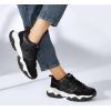 imageLUCKY STEP Womens Chunky Sneakers Fashion Platform Retro Tennis Casual Classic Cute Dad AntiSlip Stylish Walking Sport ShoesBlack